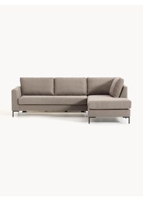 Rozkladacia pohovka s matracom Luna (3-miestna) Hned&aacute; L&aacute;tka &Scaron; 270 x H 184 cm, prav&eacute; rohov&eacute; prevedenie | Westwing Collection