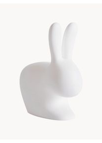 Qeeboo Taburete de interior y exterior Rabbit Blanco Plástico An 69 x Al 80 cm