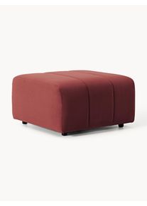 Velvet Sofa Ottoman Lena Red Velvet B 78 x D 75 cm | Westwing Collection
