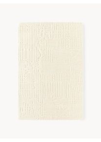 Ręcznie tuftowany dywan z wełny Merima Biały Tkanina, Wełna S 120 x D 180 cm (Rozmiar S) | Westwing Collection
