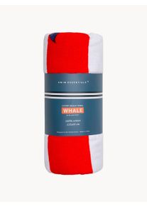Swim Essentials Ręcznik plażowy z bawełny dla dzieci White Whale Czerwony S 65 x D 135 cm