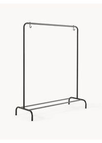 Ellos Home Suporte para cabides em metal Industri Preto Metal L 110 x Alt 131 cm