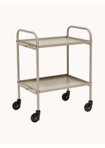 Oyoy Living Design Kovový servírovací vozík Maki Béžová Kov Š 52 x V 70 cm