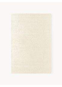 Ręcznie tuftowany dywan z wełny Merima Biały Tkanina, Wełna S 200 x D 300 cm (Rozmiar L) | Westwing Collection