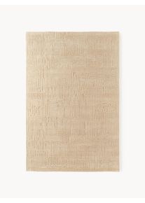 Ręcznie tuftowany dywan z wełny Merima Beżowy Tkanina, Wełna S 200 x D 300 cm (Rozmiar L) | Westwing Collection