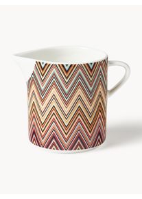 Missoni Lechera de porcelana Fine Bone China Jarris, 150 ml Azul, Violeta, Blanco Porcelana fina, Porcelana 150 ml