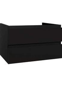 Creavit Sally bathroom cabinet 100 cm black matt