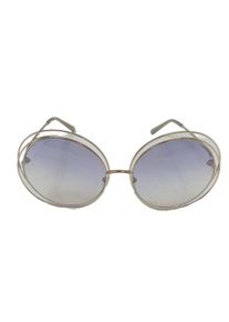 Chlo&eacute; Chlo&eacute; Round Sunglasses Women, One Size, silver-colored