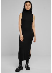 Urban Classics - Ladies Knitted Eco Viscose Turtleneck Black - Vestido - negro - XXL - 52% Viscosa, 28% Poliéster, 20% Nailon,Prendas de punto