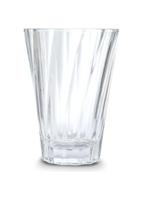 Loveramics 360ml Twisted Latte Glas (klar), Urban Glass, Trinkgläser, Transparent