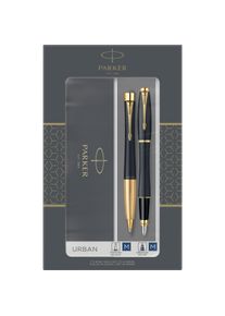 Parker, Schreibstifte, Set - F&uuml;llfederhalter + Kugelschreiber Urban Black GT - 2093381 (2x)