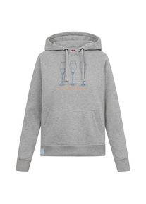 Derbe Womens Die Klügere Hoodie Dames (XS |grijs)