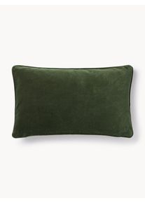 Velvet pudebetræk Dana Grøn Bomuld, Fløjl B 30 x L 50 cm | Westwing Collection