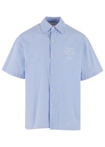 Another Cotton Lab Pyjamahemd Herren blau Größe L Gestreift