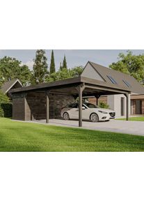 Alpholz dubbele carport Freya "Grey Line