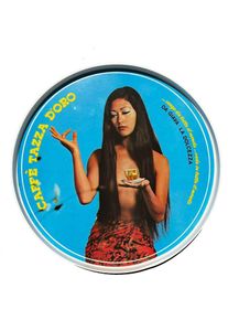 Caffè Tazza d'Oro Plateau rond Bleu Condino OFFRE SPECIALE