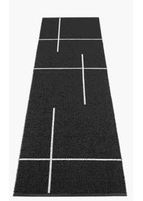 Fred Tapis synthétique 70 x 270 cm Pappelina Noir
