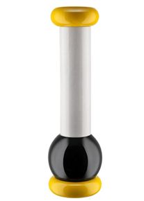 Moulin à épices MP0210 H 23 cm Alessi Jaune, noir et blanc OFFRE SPECIALE