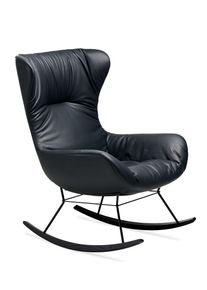 Leya Rocking Wingback Chaise Freifrau Manufaktur