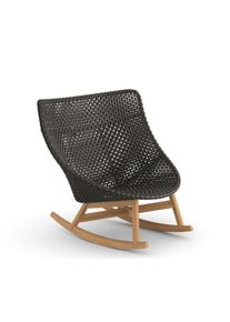 Mbrace rocking chair chaise à bascule avec revêtement rembourré DEDON