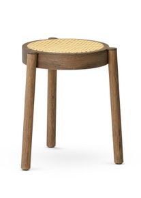 Pal tabouret empilable chêne fumé tissu filet Northern
