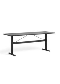 Passerelle High Table Table haute Hay Chêne noir-Lino gris L250