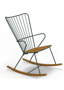 Paon Outdoor Rocking chair Chaise berçante Outdoor Houe vert sapin