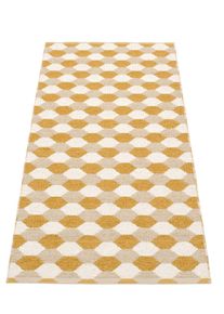 Dana plastique tapis 70x160 ocre Pappelina