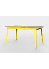 6Grad table en plein air Jan Cray Jaune bois brut