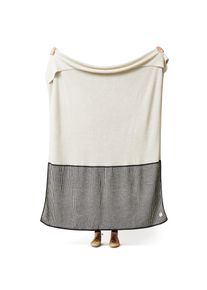 RAD + REFINED Aymara Plaid 170x130 Rib Cream Form & Refine