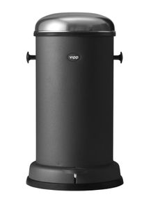 Bac à pédale 14 L noire Vipp