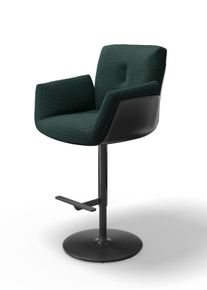 Alvo Chaise de bar pivotante avec pied assiette Hx111 cm COR