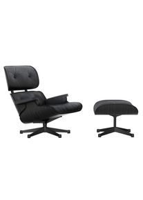 Eames Lounge Chair & Ottoman NOIR Chaise Vitra