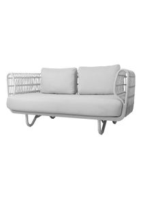 Nest Outdoor Canapé 2 places Cane-Line Structure Blanc / Coussin Blanc