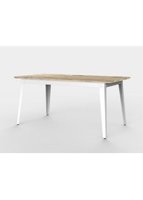 6Grad table en plein air Jan Cray Blanc bois brut