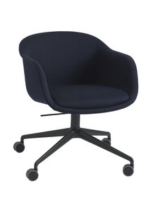 Fiber Conference Armchair Swivel Base avec inclinaison chaise rembourrée muuto