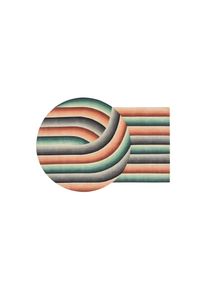 Round Mirage Tapis orange GAN