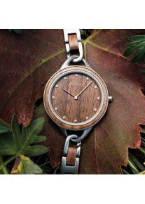 Holzkern; Orologio di legno Neroli (Noce/Noce), Donna, Legno naturale