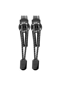 Lock Laces Reflective Storm Gray