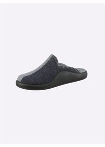 Josef Seibel Dames Pantoffels in marine/grijs ,maat 36, Witt, 50% Vilt, 50% Textiel