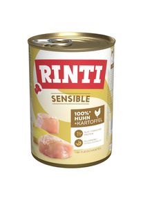 24x400g Pollo & Patate Sensible Rinti umido per cani
