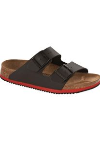 Birkenstock, Unisex, Sandalen, Arizona SL Birko-Flor schmal, Schwarz, (36)