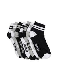 WE Fashion Drenge Sokker gr&aring; / sort / hvid St&oslash;rrelse 35.5/38