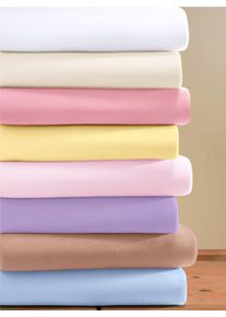 Biberna Spannbettlaken in gelb, Größe 20