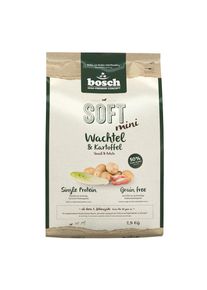 2,5kg Bosch HPC Soft Mini Vagtel & Kartofler tørfoder til hunde