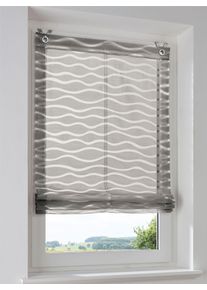 HEINE HOME Raffrollo mit Ösen in grau