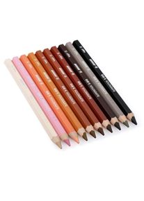 JOLLY | X-BIG Skin Tones Set &mdash; 10 colouring pencils