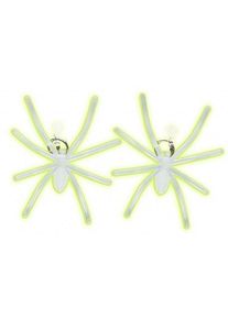 Widmann Orecchini ragni neon (2er Multipack)