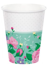 8 gobelets Flower Fairy 256ml