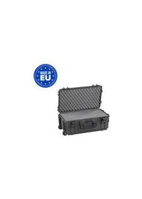 RND Waterdichte rolkoffer met schuim, 53.38l, 604x473x283mm, Polypropyleen (PP), Zwart - RND 550-00515